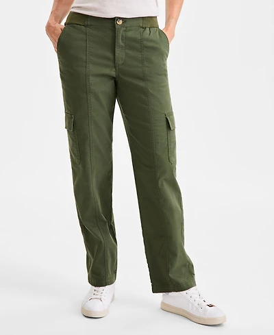 Style & Co Women's Comfort-Waist Utility Cargo Pants, Macy's Exclusive