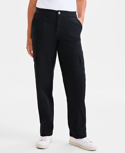 Style & Co Women's Comfort-Waist Utility Cargo Pants, Macy's Exclusive