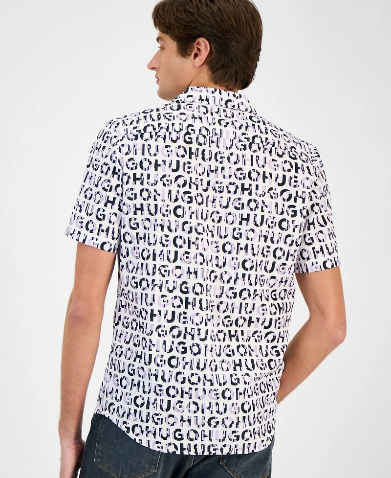 Hugo by Boss Men's Ellino Logo Shirt