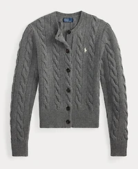 Polo Ralph Lauren Women's Cable-Knit Wool-Cashmere Cardigan Sweater