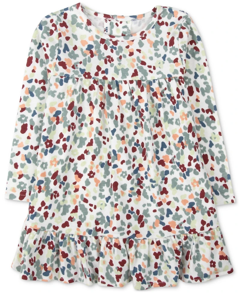 Baby Essentials Girls Cardigan, Dress & Footed Tights, 3 Piece Set