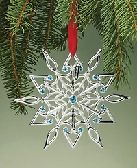Lenox 2025 Snow Majesty Silverplate Ornament, 21st Edition