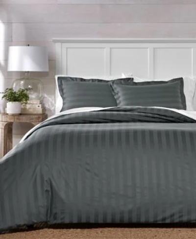 Charter Club 1.5 Stripe 550 Thread Count 100 Cotton Comforter Sets Exclusively At Macys