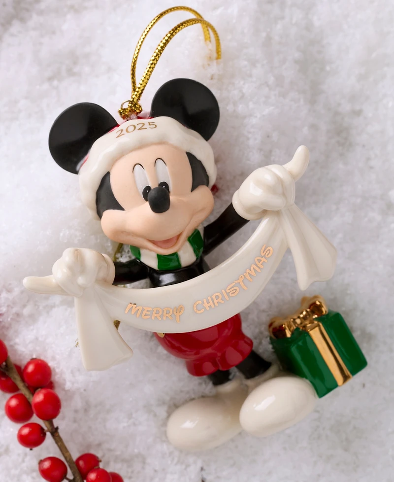 Lenox 2025 Mickey Mouse Christmas Ornament