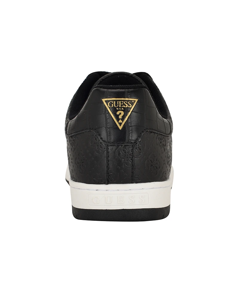 Guess Men's Tariton Branded Lace Up Casual Sneakers