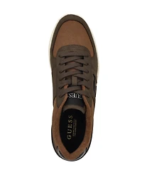 Guess Men's Nastele Branded Lace Up Casual Sneakers