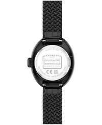 Coach Women's Sammy Black Ip Stainless Steel Bracelet Watch, 22.5mm
