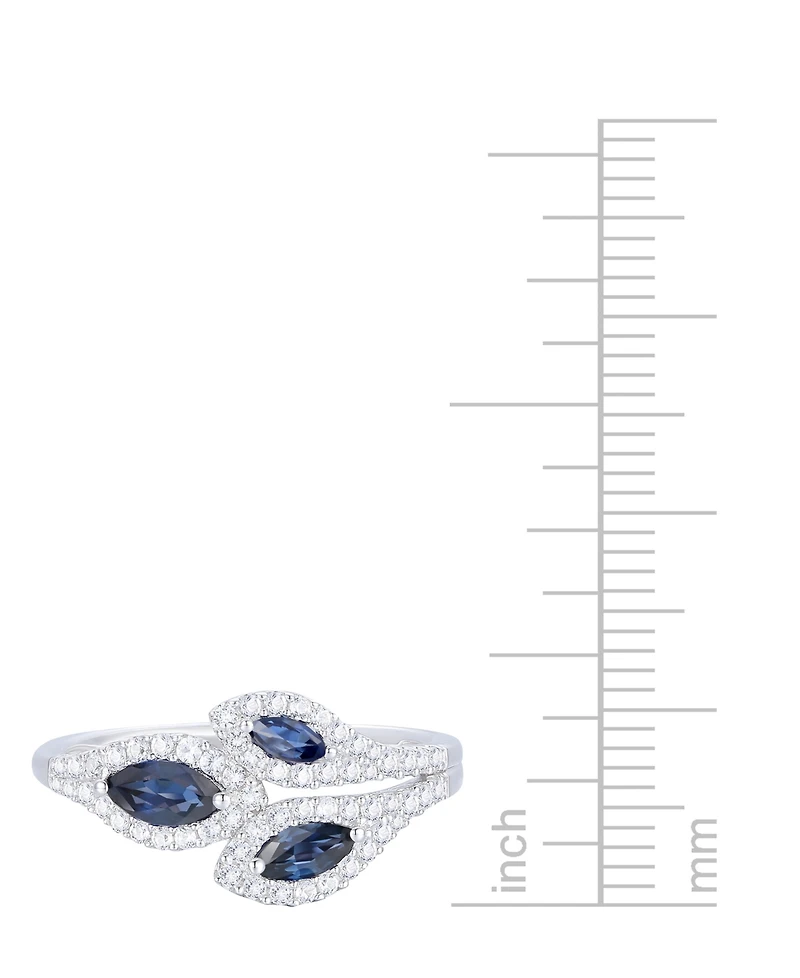 Gemstone (5/8 ct. t.w.) & Diamond (1/3 Multi-Stone Ring 14k Gold