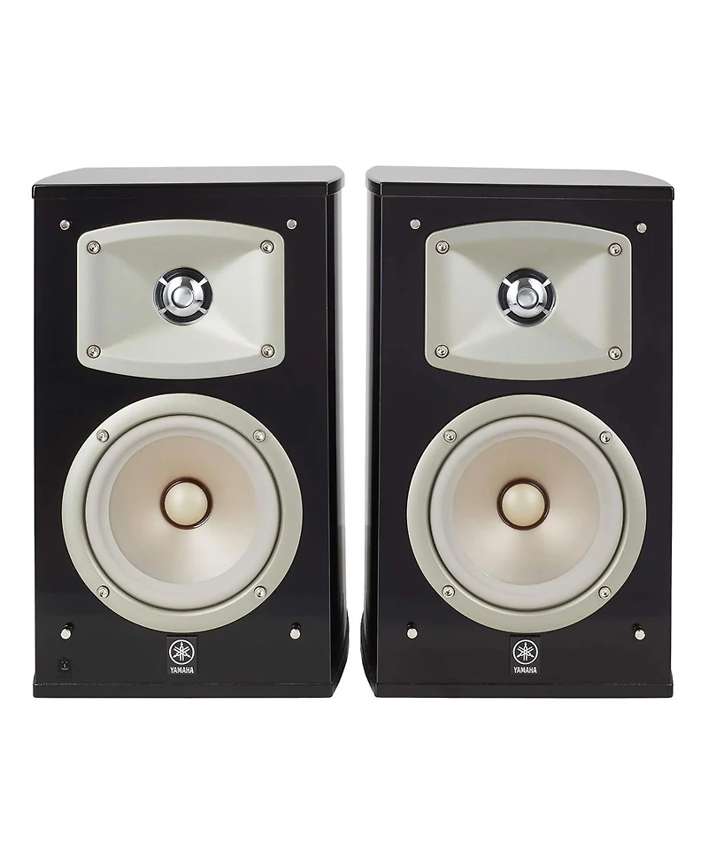 Yamaha Ns-333 Bookshelf Speakers with Crossover - Pair (Black)