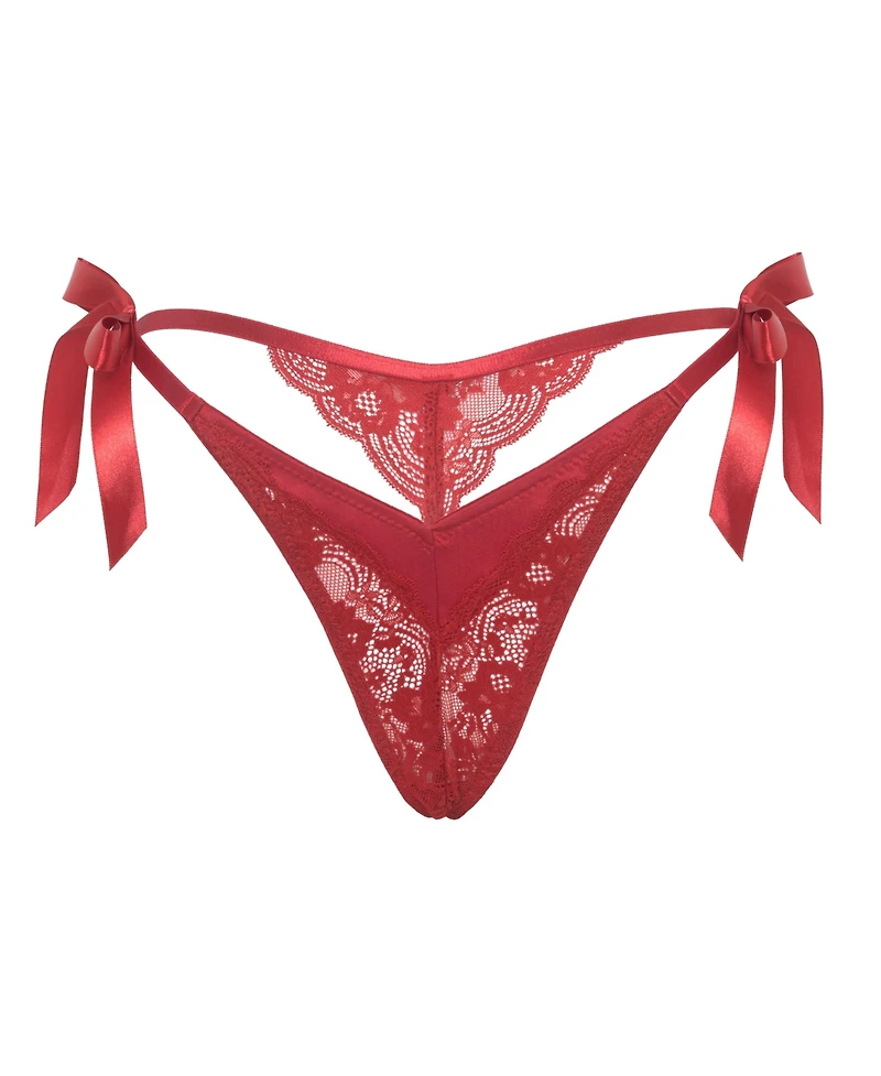 Oh La La Cheri Women's Hailey Lace Side Bows Panty