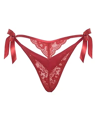 Oh La La Cheri Women's Hailey Lace Side Bows Panty