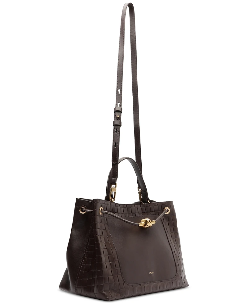 Arezzo Delphine Large Leather Shopping Bag