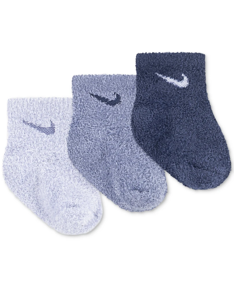 Nike Baby 3-Pack Cozy Ankle Socks