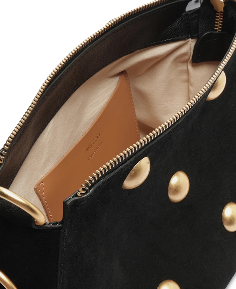 Arezzo Jamie Medium Suede Crossbody