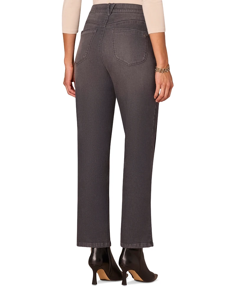 Democracy Women's High-Rise Straight-Leg Ankle Jeans