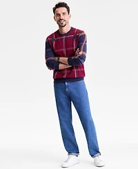 Club Room Men's Patrick Regular-Fit Plaid 100% Cashmere Sweater, Macy's Exclusive