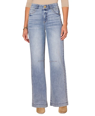 Democracy Women's High-Rise Ab-Solution Wide-Leg Jeans
