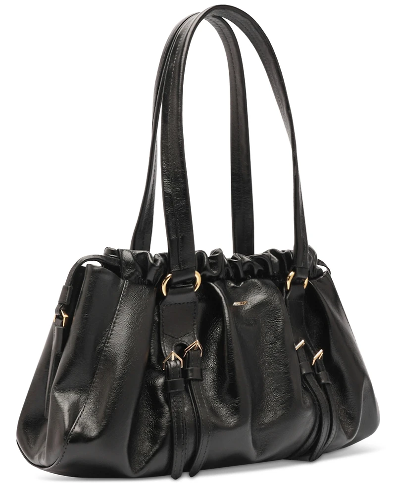 Arezzo Capri Small Leather Shoulder Bag