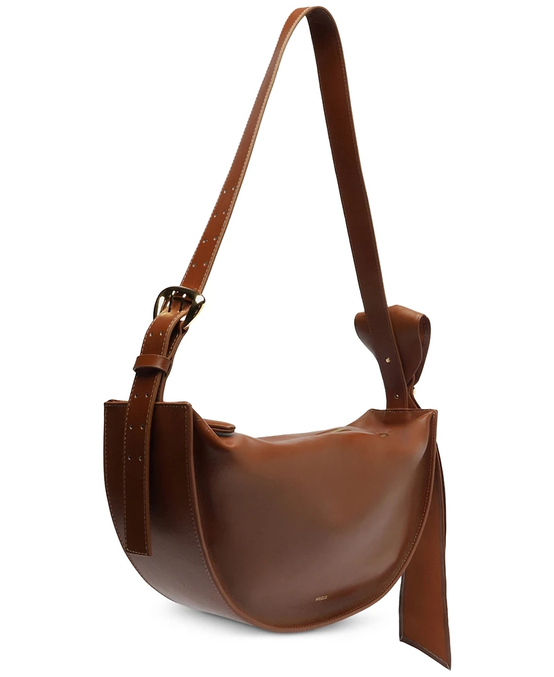 Arezzo Fleur Large Leather Crossbody