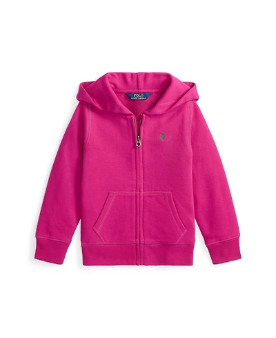 Polo Ralph Lauren Toddler Girls Fleece Full-Zip Hoodie