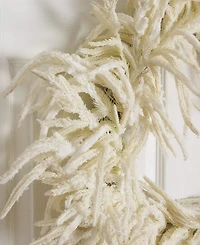 Nearly Natural 24" Artificial Touch Norfolk Island Pine Wreath with Natural Look