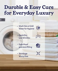 5-Star Luxury Sheet Set, 600 Thread Count Cotton Sateen, Soft & Crisp Bed Sheets