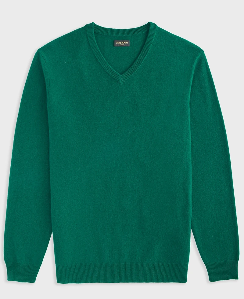Club Room Men's 100% Cashmere V-Neck Sweater, Macy's Exclusive