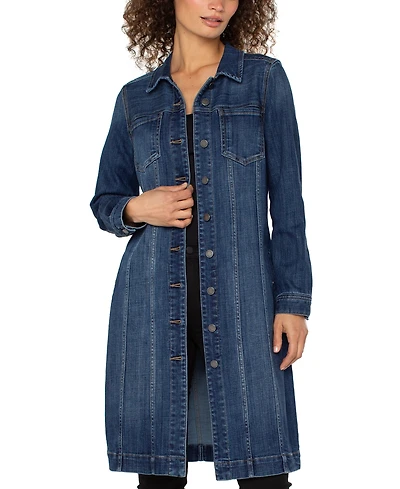 Liverpool Los Angeles Women's Long Trucker Jacket