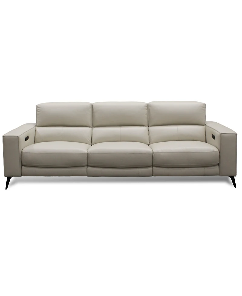 Neiwert 3-Pc. Leather Sofa Sectional with 3 Power Recliners