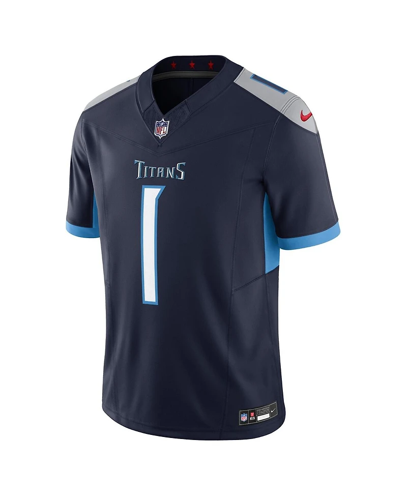 Nike Men's Cameron Ward Navy Tennessee Titans Alternate Limited Jersey