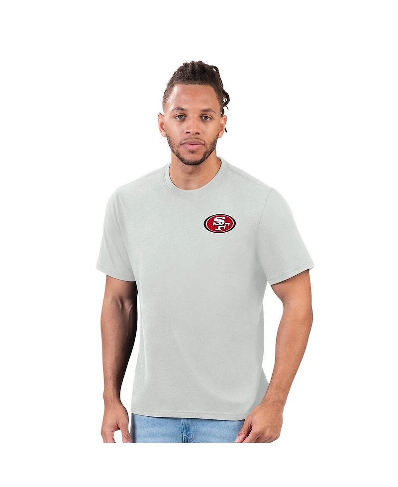 Margaritaville Men's Gray San Francisco 49ers Time Flies T-Shirt