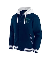 Darius Rucker Collection by Fanatics Men's Navy Seattle Mariners Full-Snap Jacket