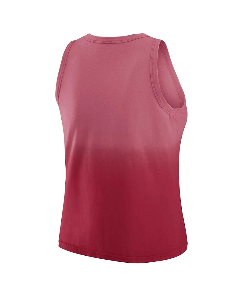 Wear by Erin Andrews Women's x Gracie Hunt Cardinal Arizona Cardinals Ombre Tank Top