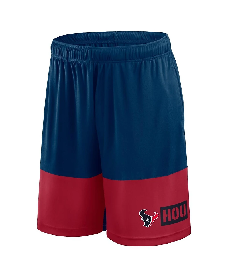 Logo Athletic Men's Navy Houston Texans Best of the Shorts