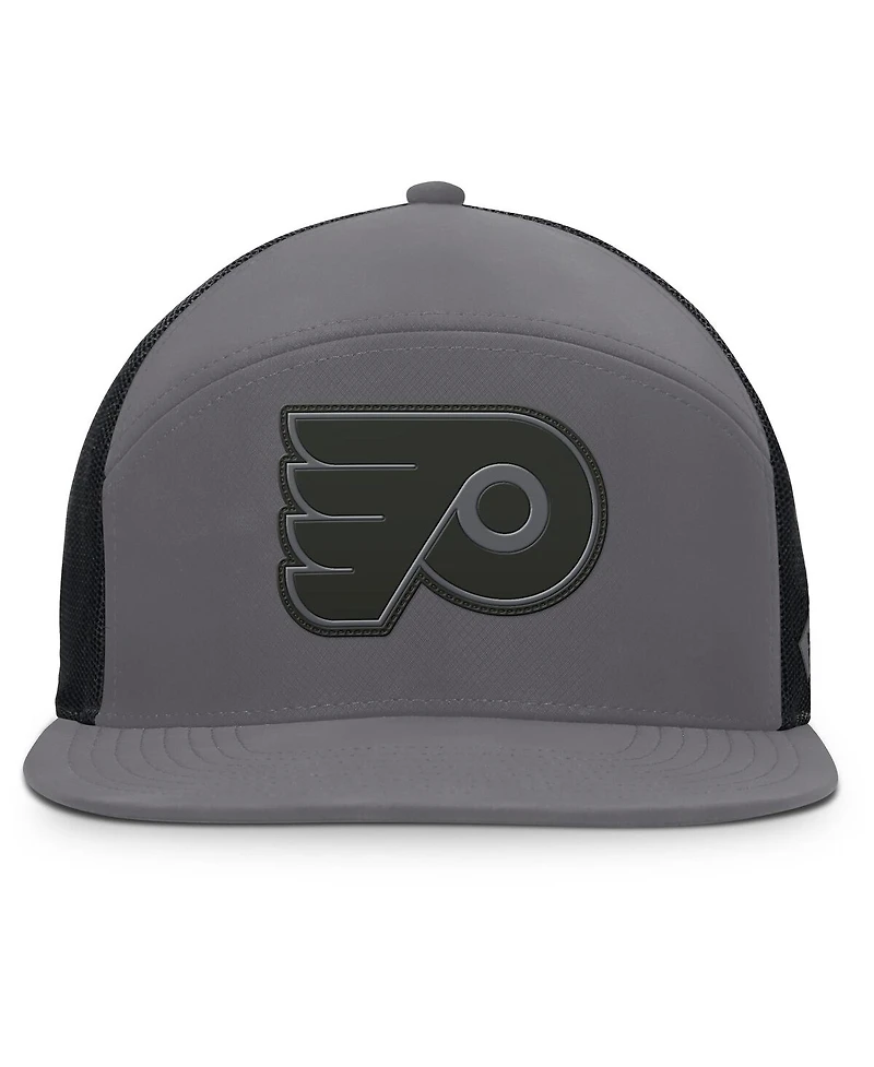 Fanatics Men's Charcoal Philadelphia Flyers Fairweather Adjustable Hat