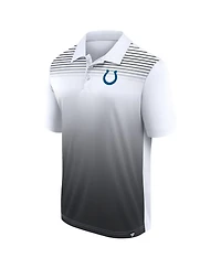 Logo Athletic Men's White/Black Indianapolis Colts Sandlot Game Polo Shirt