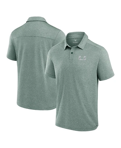 Fanatics Men's Green Miami Hurricanes Performance Polo Shirt