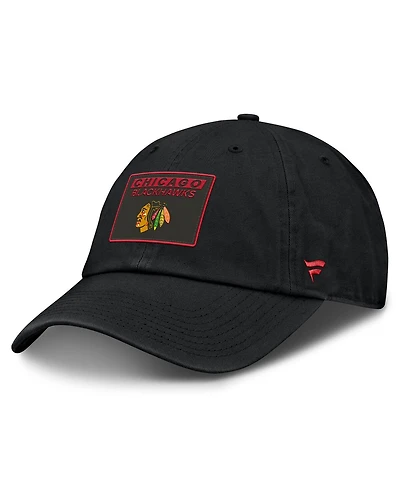 Fanatics Men's Black Chicago Blackhawks Authentic Pro Prime Adjustable Hat