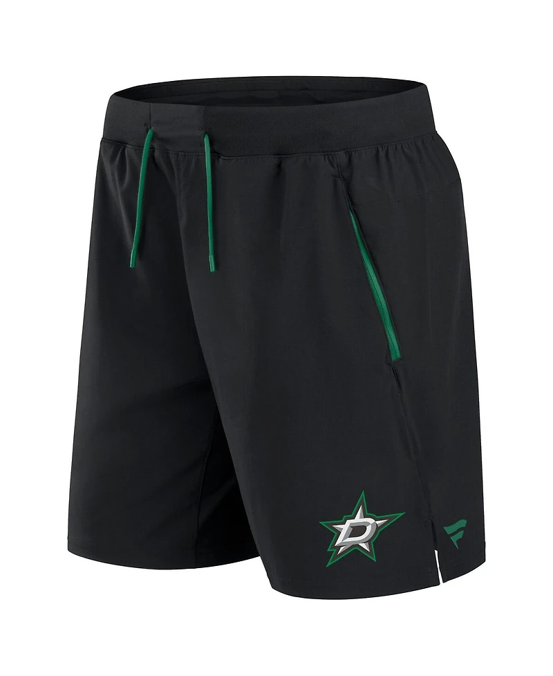 Fanatics Men's Black Dallas Stars Authentic Pro Rink Performance Shorts