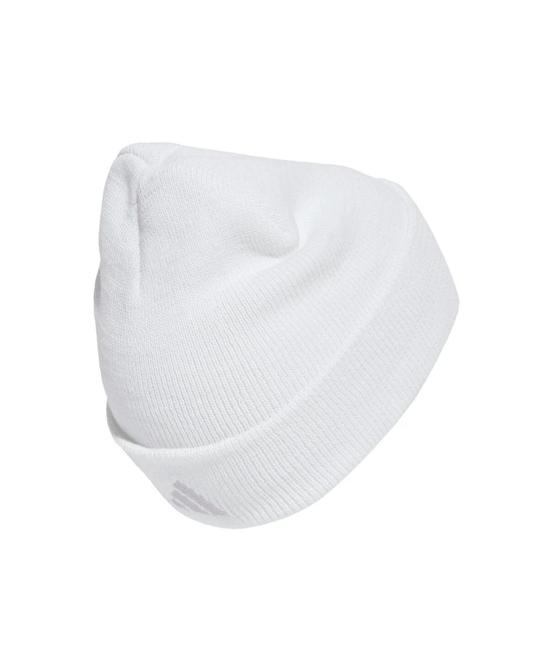 Adidas Men's and Women's White Real Madrid Cuffed Knit Hat