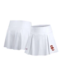 Nike Women's White Usc Trojans Club Performance Tennis Skirt with Shorts