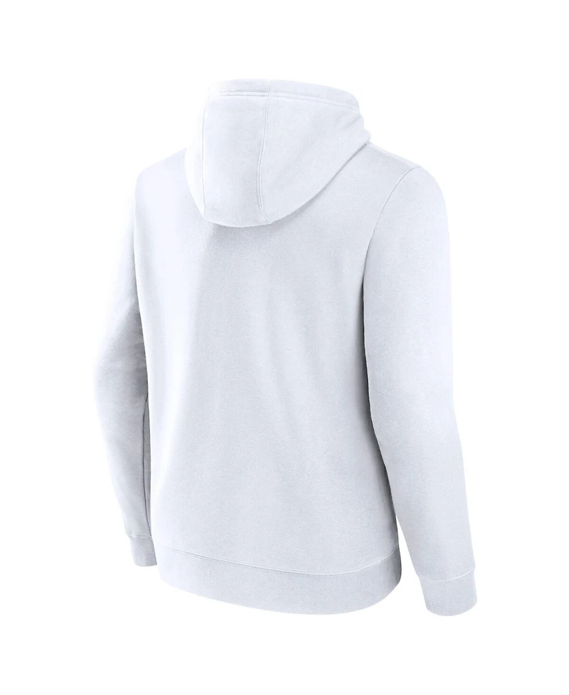 Fanatics Men's White Illinois State Redbirds Primary Logo Pullover Hoodie