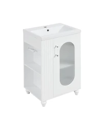 Streamdale Furniture 20" Bathroom Vanity w/ Sink & Shelf