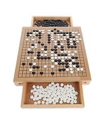 We Games Wood Go Set with Pull Out Drawers -12 in.