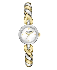 Kate Spade New York Women's Monroe Three-Hand Two-Tone Stainless-Steel Watch, 24mm