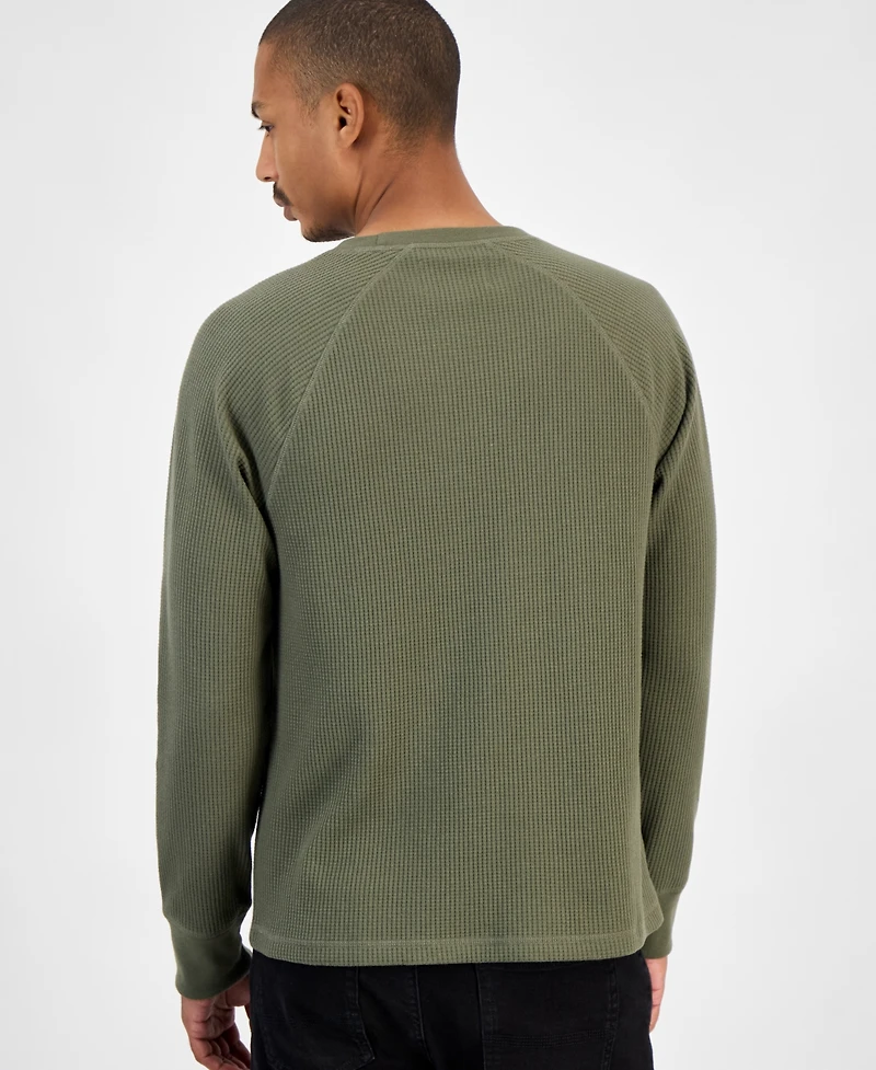 Sun + Stone Men's Graphic Thermal Shirt, Macy's Exclusive