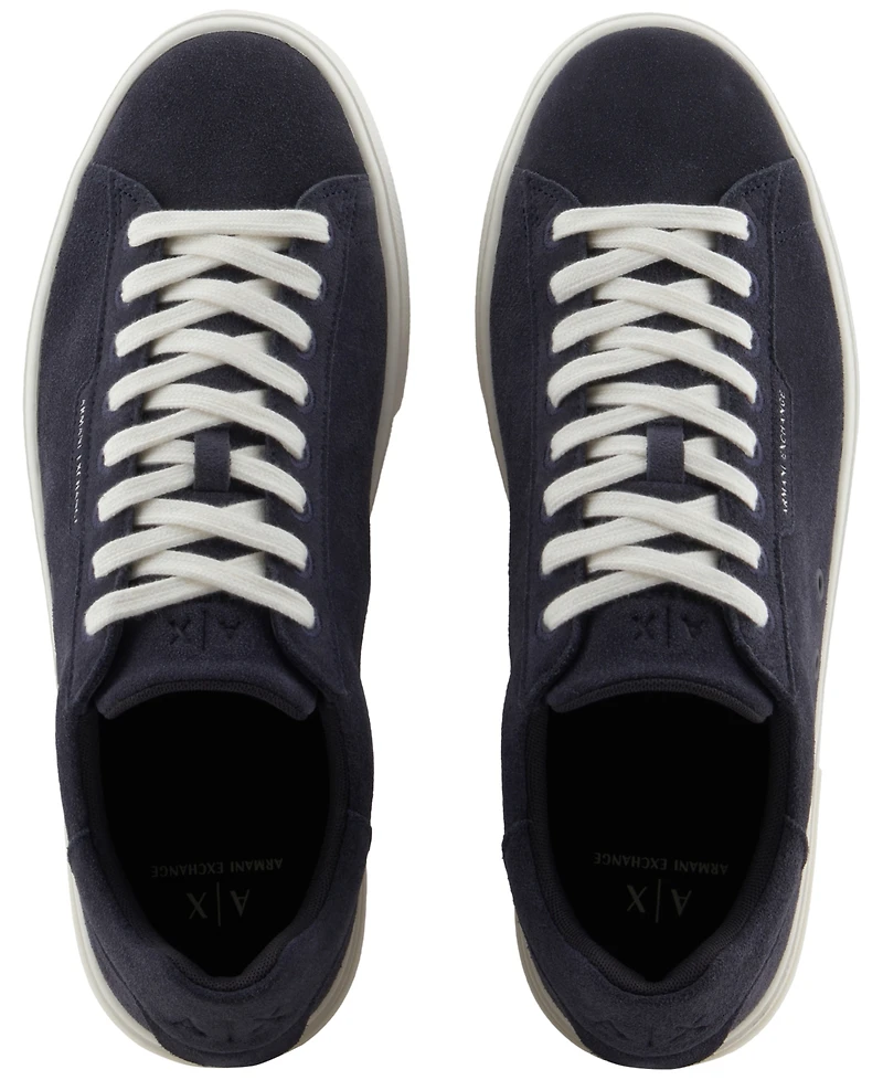A|X Armani Exchange Men's Lace-Up Leather Sneakers