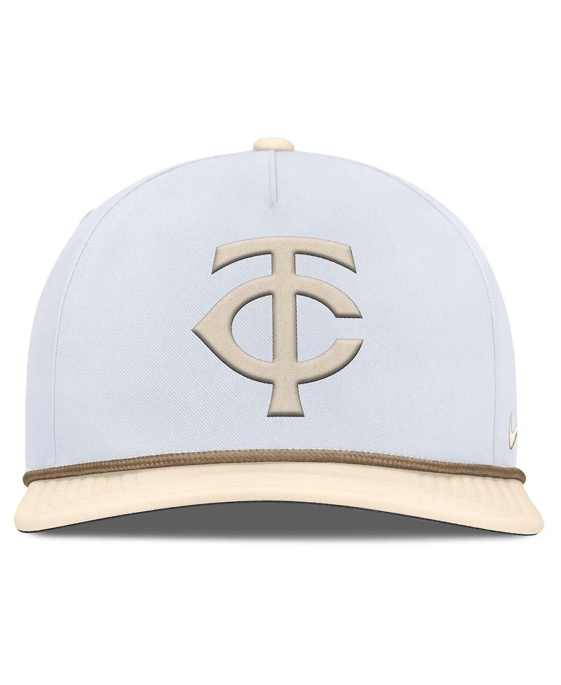 Nike Men's White/Cream Minnesota Twins Pro Performance Snapback Hat