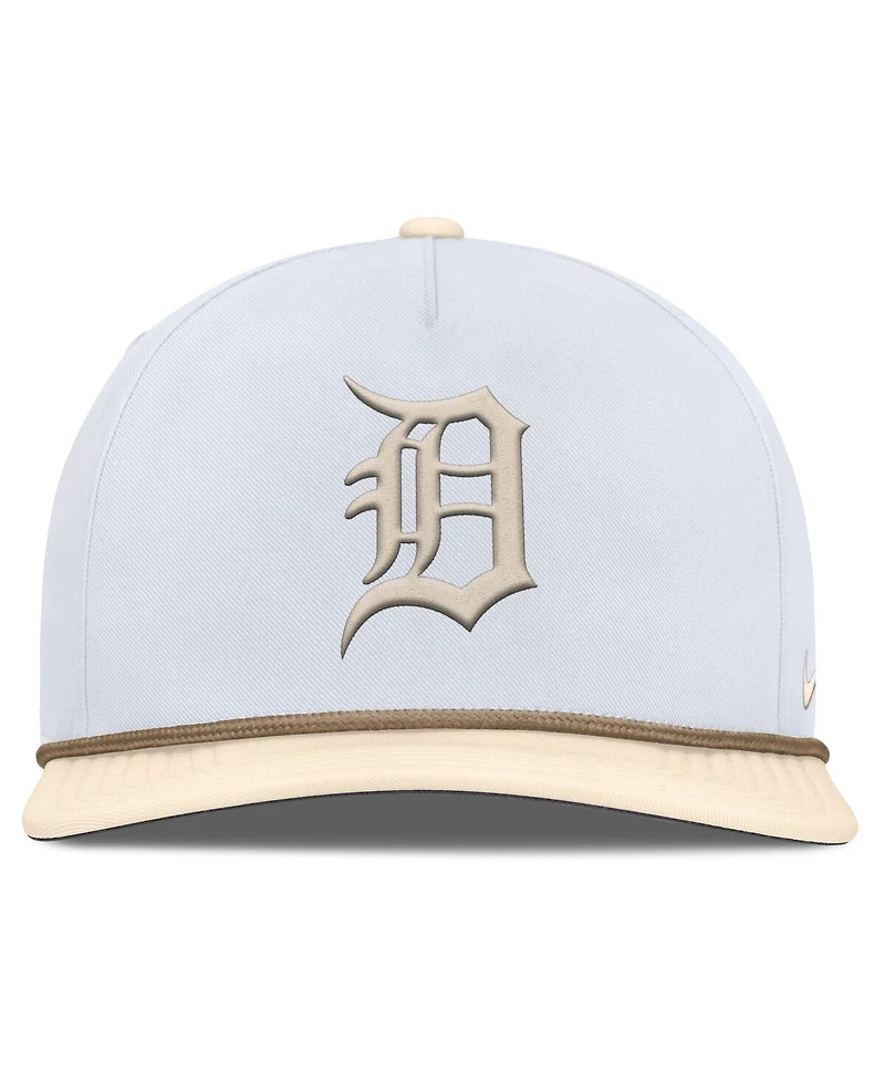 Nike Men's White/Cream Detroit Tigers Pro Performance Snapback Hat