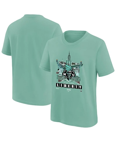 Nike Big Boys and Girls Mint New York Liberty Original Content T-Shirt